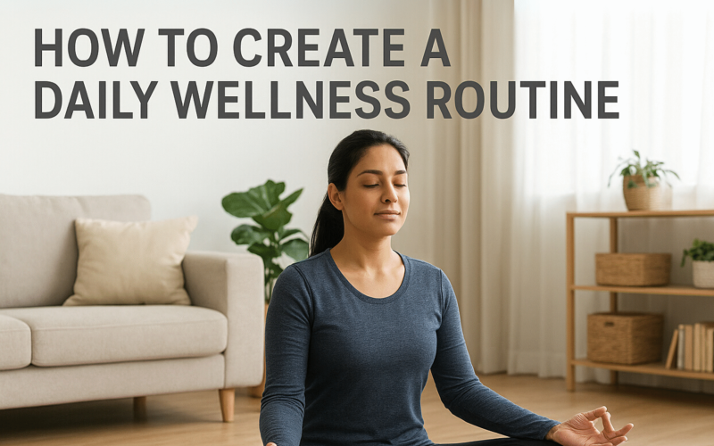 How to Create a Daily Wellness Routine
