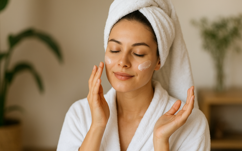 Rotina de cuidados com a pele